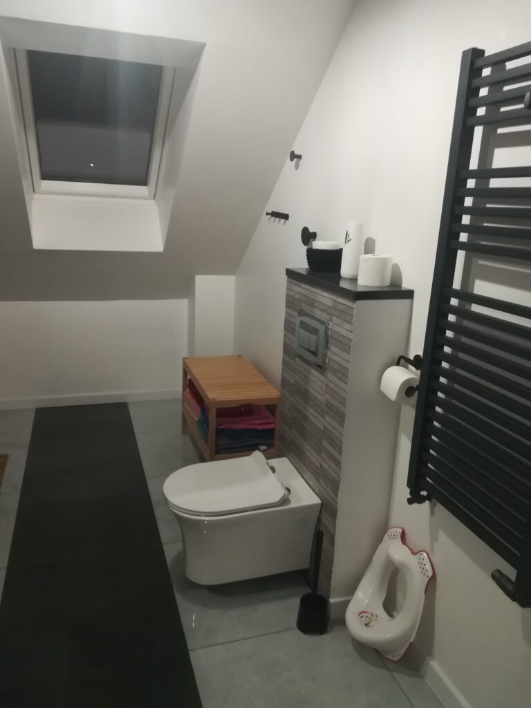 ławeczka + ręczniki